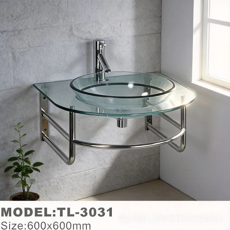 Hot Bend Glass Sink high quality