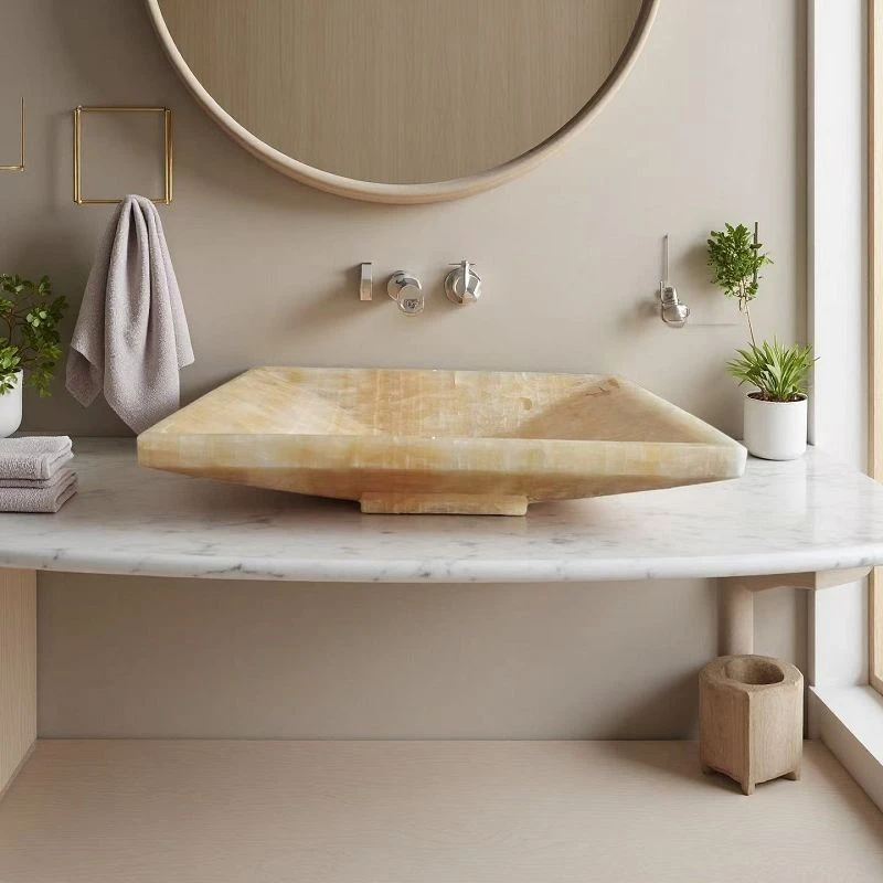 Natural Marble Bathroom Sink factory