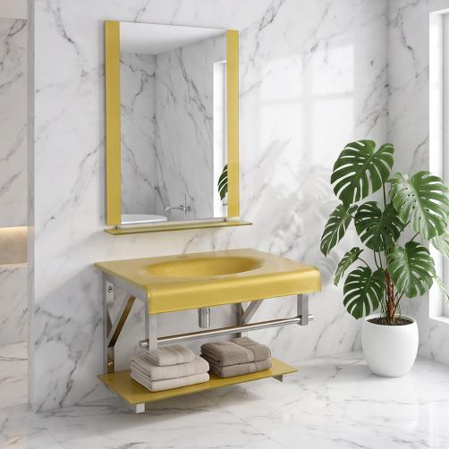 Hot Bend Glass Sink