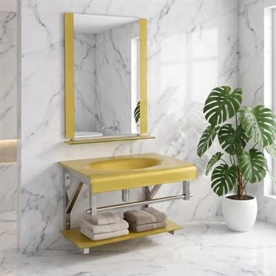 Hot Bend Glass Sink